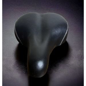 Lectric XP 2.0 3.0 Cruiser Saddle Seat Black White Lettering Bike Seat Saddle